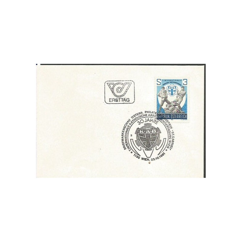 Austria 1981, Katolicyzm, organizacja. FDC