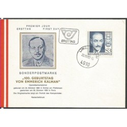 Austria 1982, E. Kalman, opera, muzyka. FDC