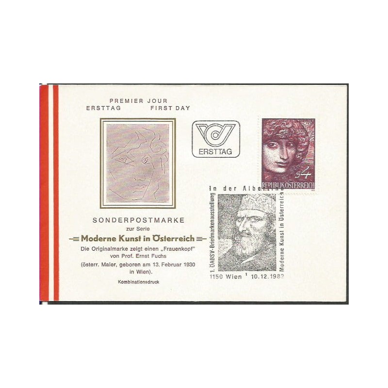 Austria 1982, Sztuka. FDC