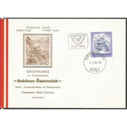 Austria 1982, Turystyka. FDC