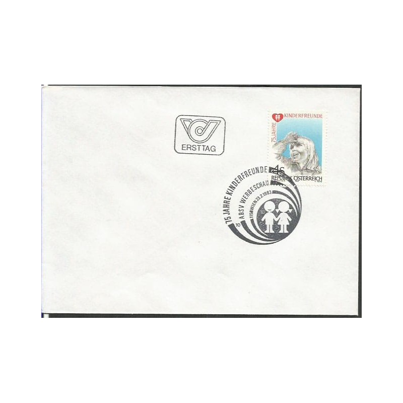 Austria 1983, Dziecko. FDC