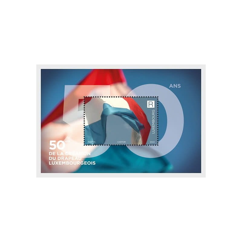 Luksemburg 2022, Flaga. Blok – hologram **