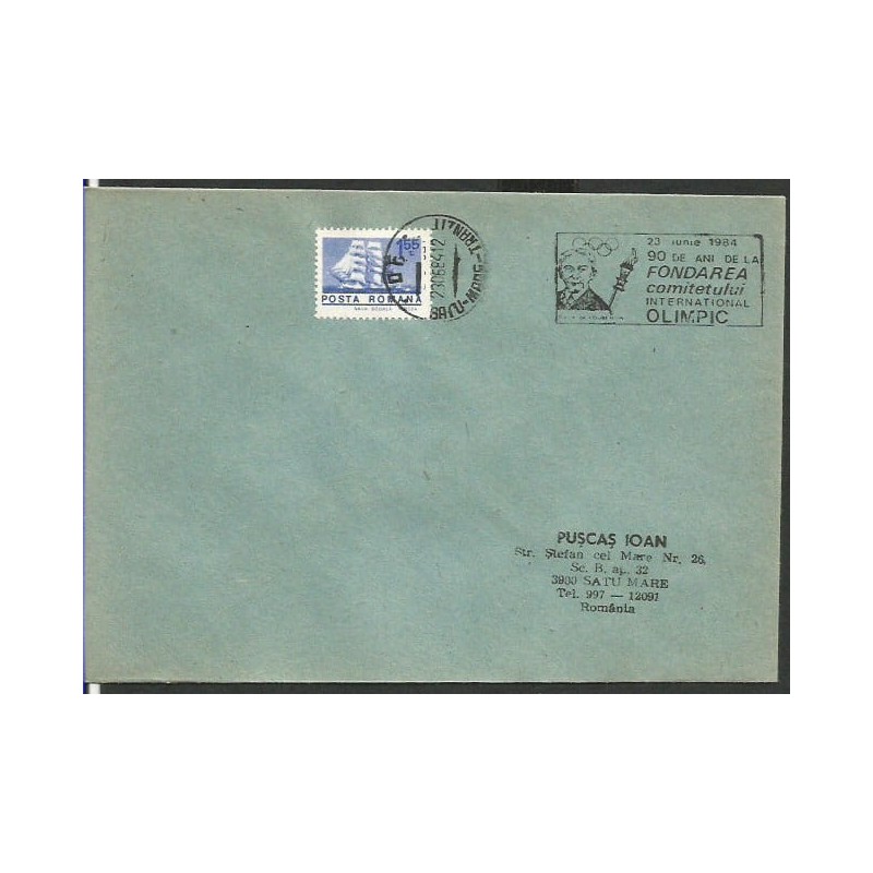 Rumunia 1984, Olimpiad, Pierre de Coubertin. Satu Mare