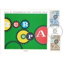 Francja 1967, EUROPA CEPT. Karta maksimum
