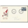 Dania 1967, EFTA, strefa wolnego handlu, Unia. FDC