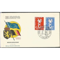 Belgia 1958, EUROPA CEPT. FDC