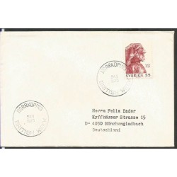 Szwecja 1973, Okręt Wasa. FDC. CZ. SŁANIA