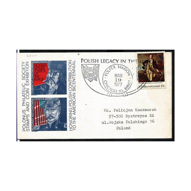 USA 1977, POLPEX, O. Zaborowski, W. Krzyżanowski. Chicago