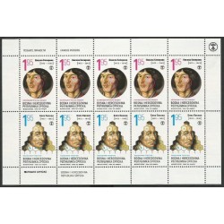 Bośnia 2023, Mikołaj Kopernik, 550. rocznica urodzin, Błażej Pascal. Arkusz **