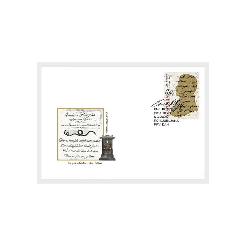 Słowenia 2023, Emil Korytko. FDC
