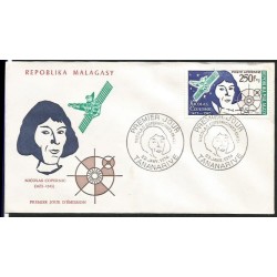 Madagaskar 1974, Mikołaj Kopernik. FDC