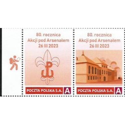 2023 Personalizowany. Harcerstwo, Akcja pod Arsenałem, poczta harcerska nr 28 Szaniec Wrocław, ZHP. Parka **