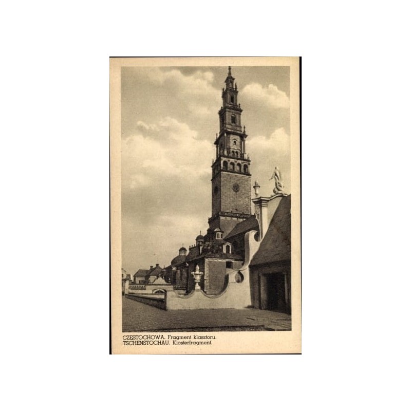 Częstochowa, klasztor. Obieg 1942