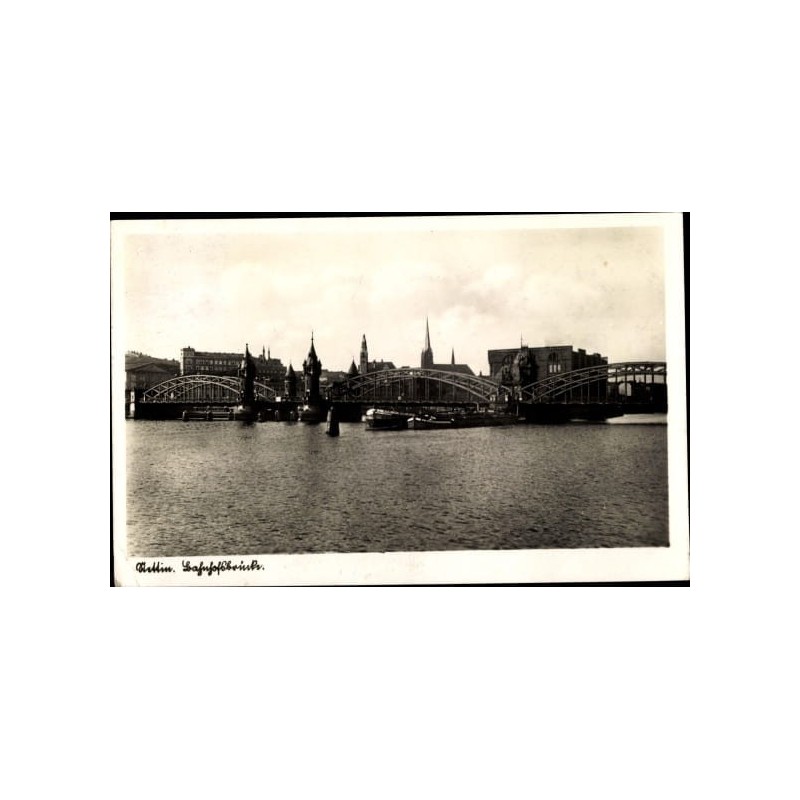 Szczecin, most dworcowy. Obieg 1942