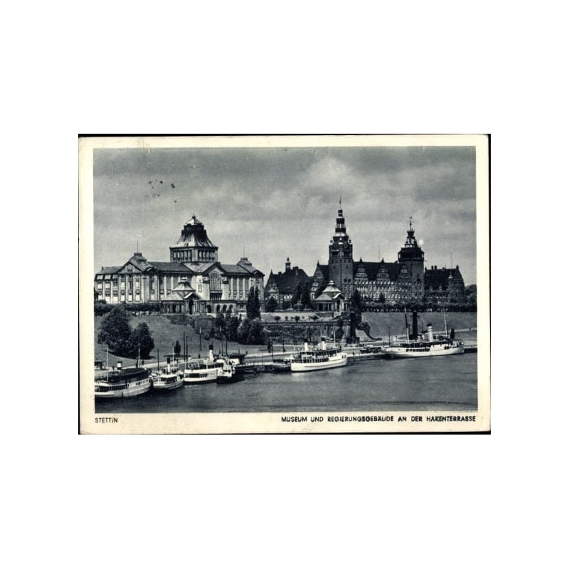 Szczecin, port, nabrzeże. Obieg 1942
