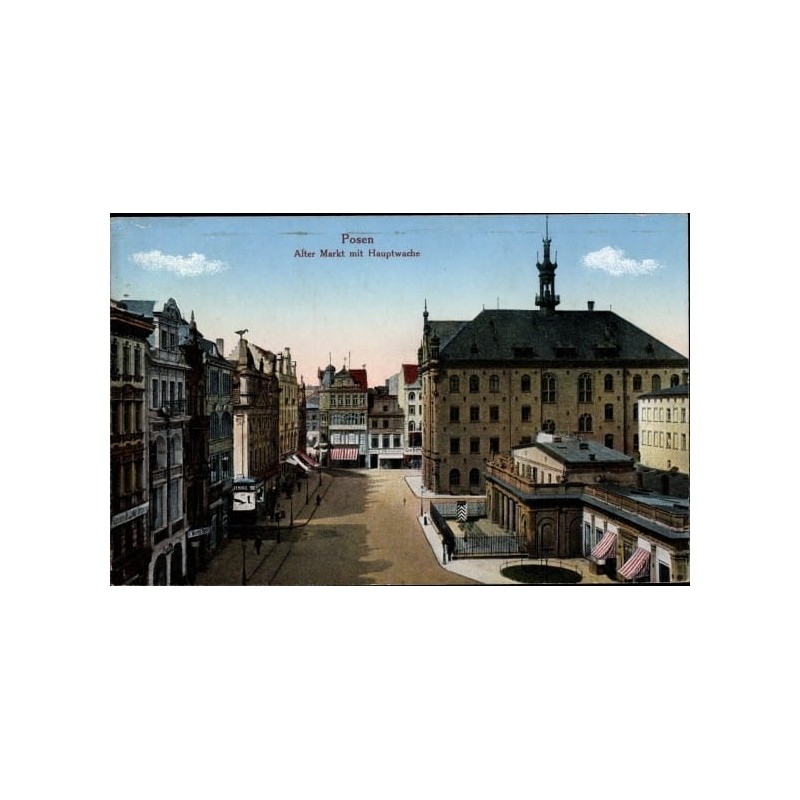 Poznań, Rynek. Obieg 1917