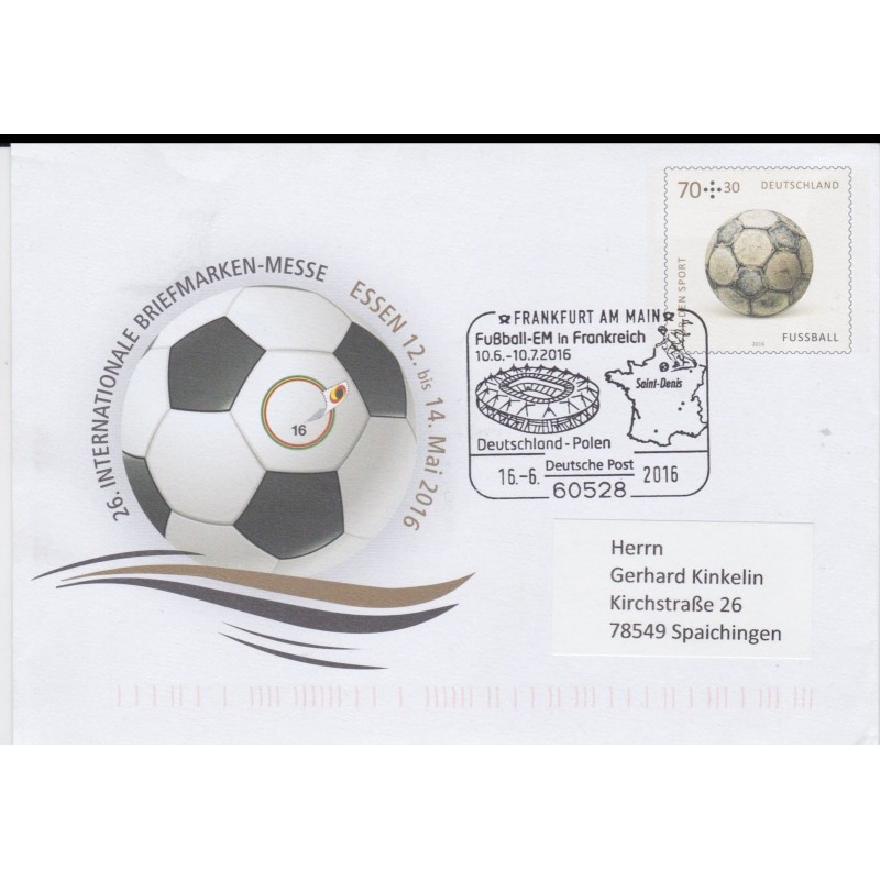 Niemcy 2016, Piłka nożna, ME, mecz otwarcia. Frankfurt