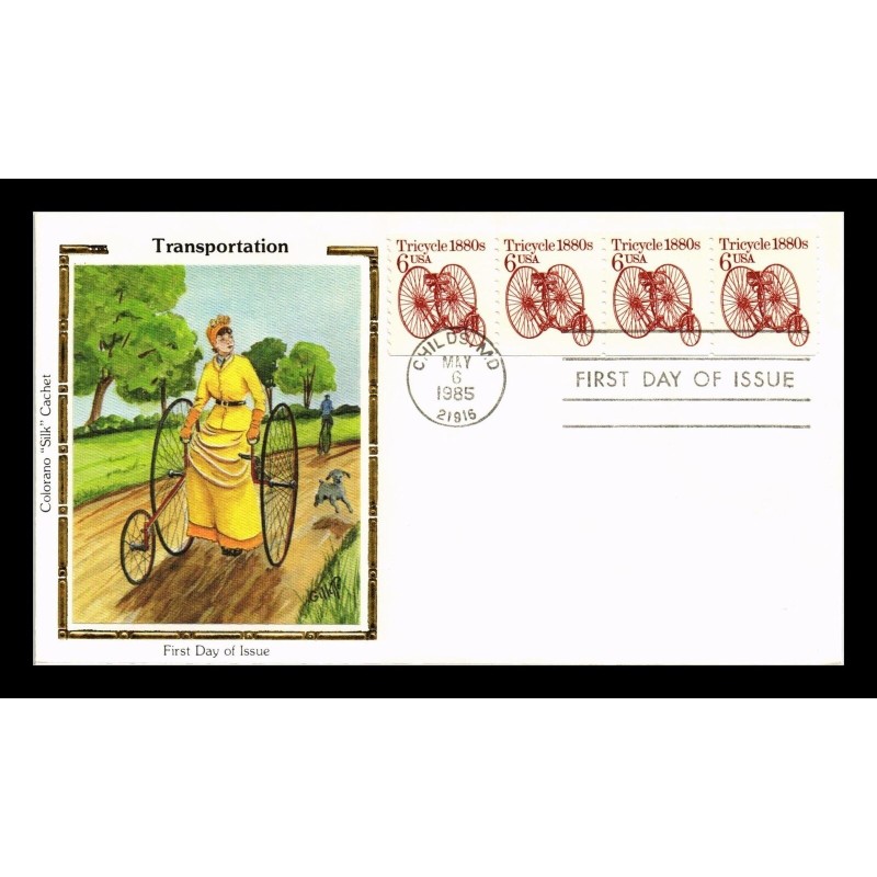 USA 1985, Rower. FDC