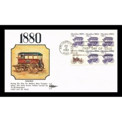 USA 1983, Omnibus, autobus konny. FDC