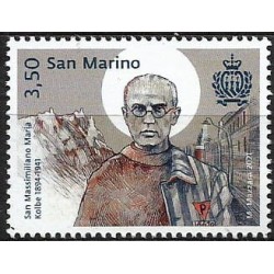 San Marino 2021, Święty Maksymilian Maria Kolbe **