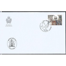 San Marino 2021, Święty Maksymilian Maria Kolbe. FDC