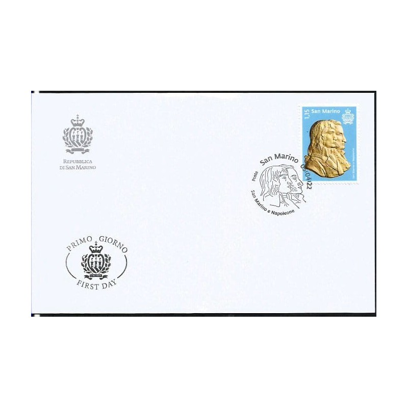 San Marino 2022, Napoleon Bonaparte. FDC