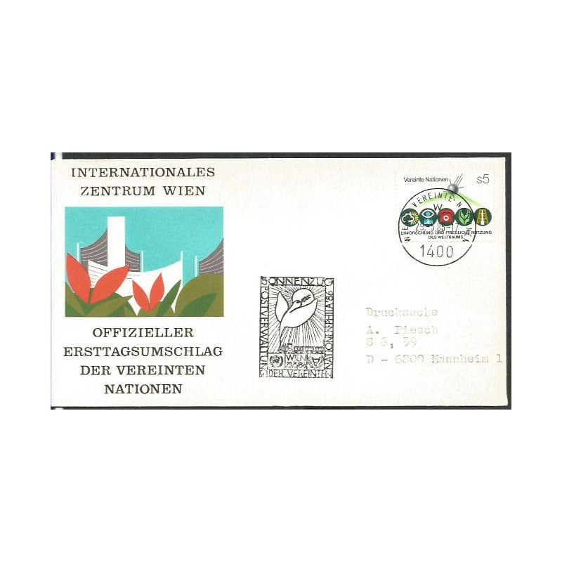 ONZ Wiedeń 1985, Pociąg Sonnenzug, wystawa. Wiedeń