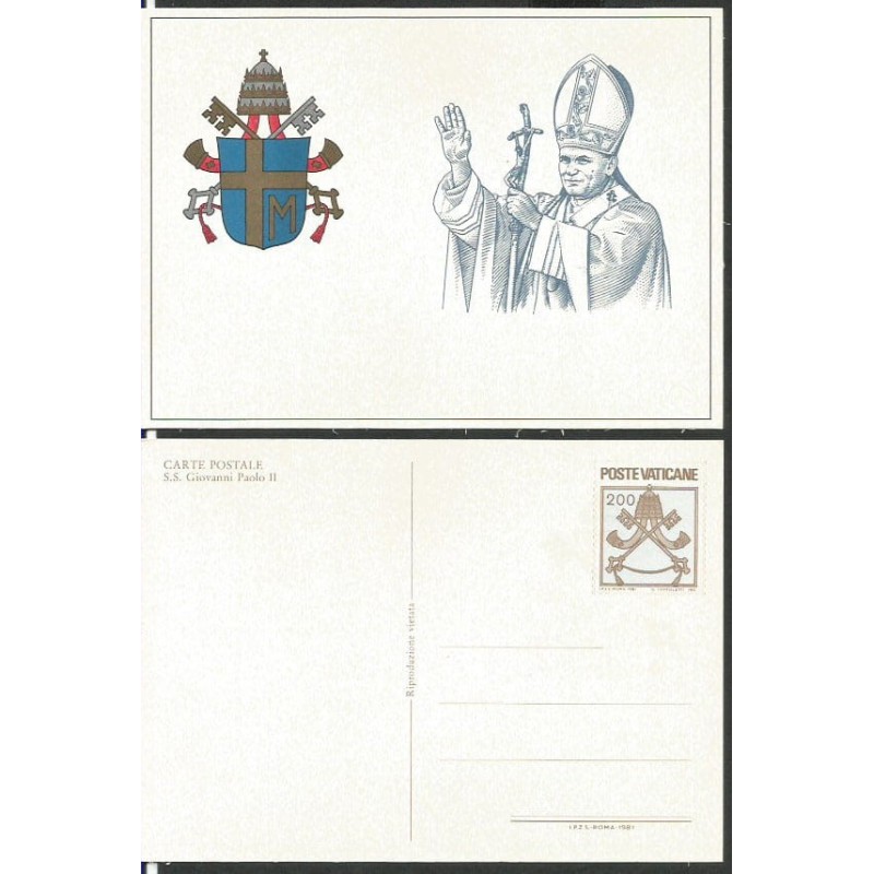 Watykan 1981, Papież Jan Paweł II. Cp