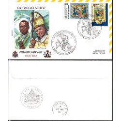 Watykan 1998, Papież Jan Paweł II, Nigeria. Lot