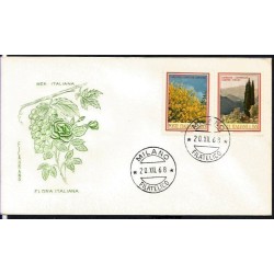Włochy 1968, Flora. FDC