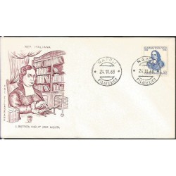 Włochy 1968, G. Vico, filozofia, oświecenie. FDC