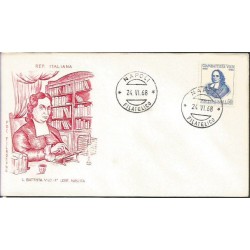 Włochy 1968, G. Vico, filozofia, oświecenie. FDC