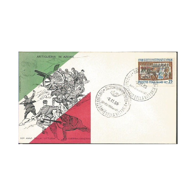 Włochy 1968, I wojna światowa. FDC