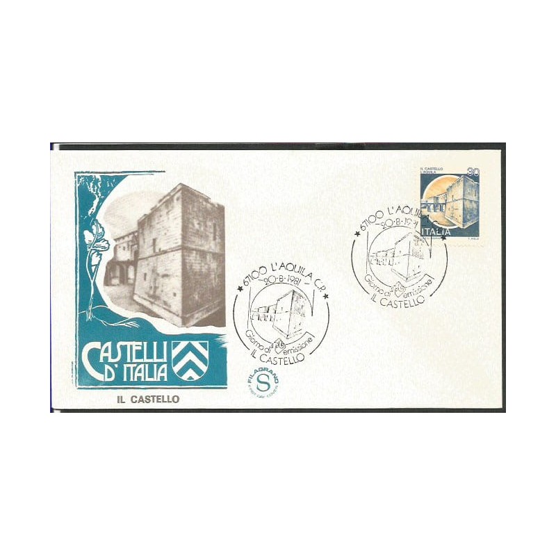 Włochy 1981, Zamek. 30 L. FDC