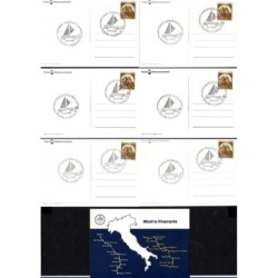 Włochy 1983, Wystawa. Zestaw datowników z różnych miejscowości