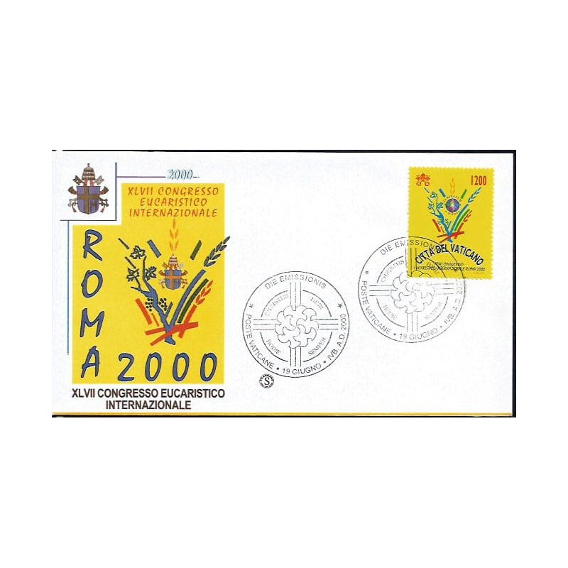 Watykan 2000, Kongres eucharystyczny. FDC