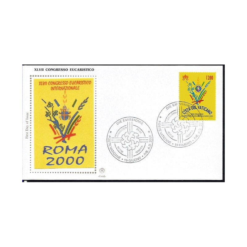 Watykan 2000, Kongres eucharystyczny. FDC