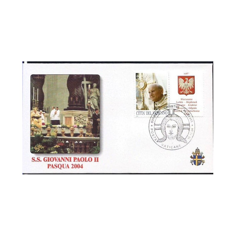 Watykan 2004, Papież Jan Paweł II, Wielkanoc. Datownik