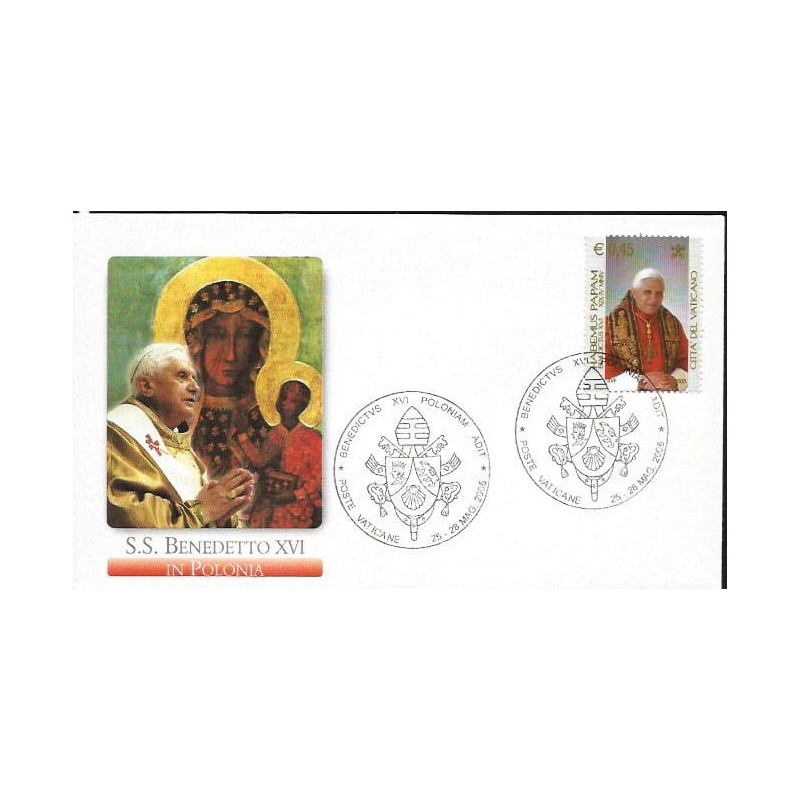 Watykan 2006, Papież Benedykt XVI, Polska, pielgrzymka. Datownik