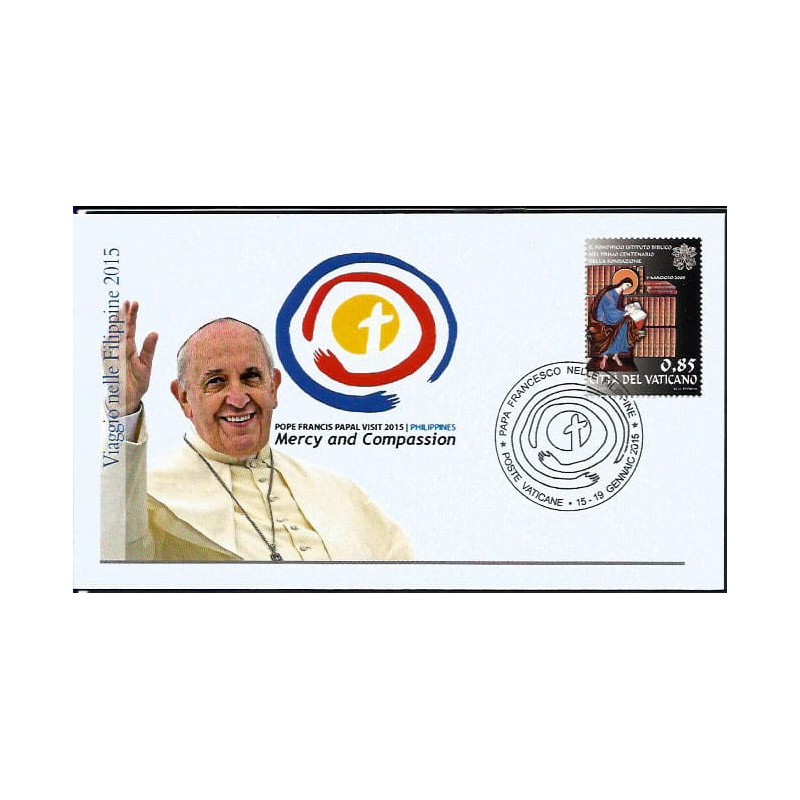 Watykan 2015, Papież Franciszek, Filipiny, pielgrzymka. Datownik