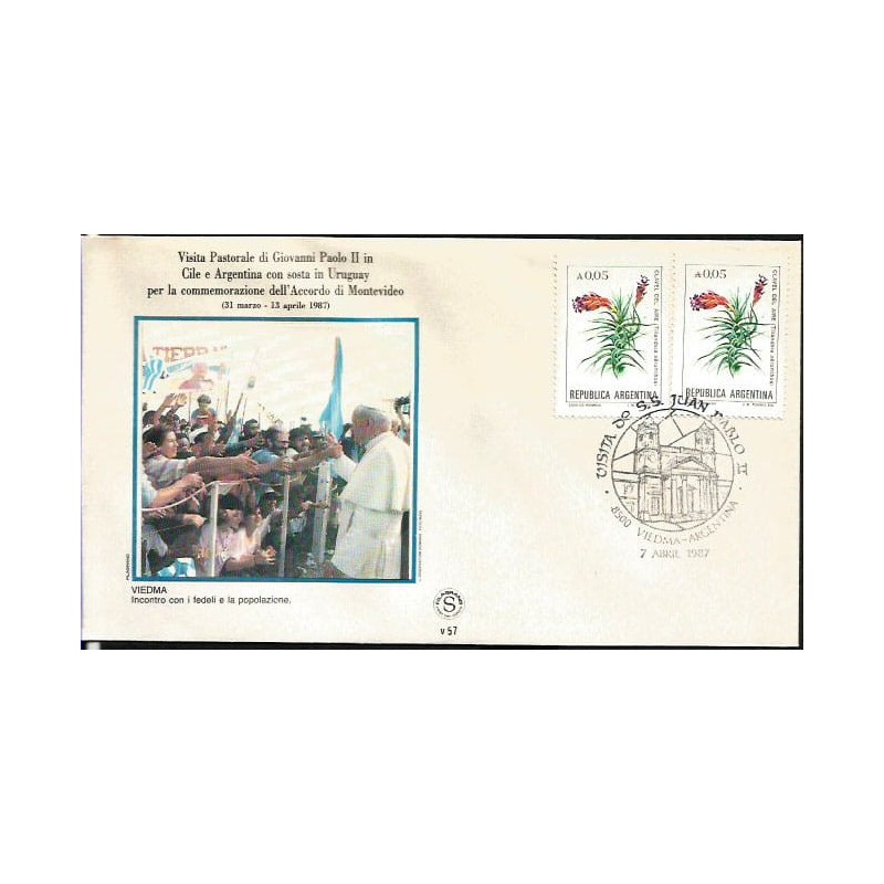 Argentyna 1987, Papież Jan Paweł II. Viedma