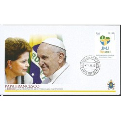 Brazylia 2013, Papież Franciszek, Światowe Dni Młodzieży. FDC