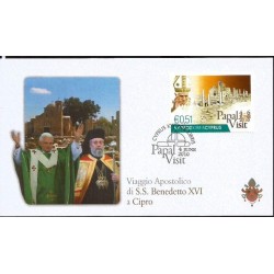Cypr 2010, Papież Benedykt XVI. FDC