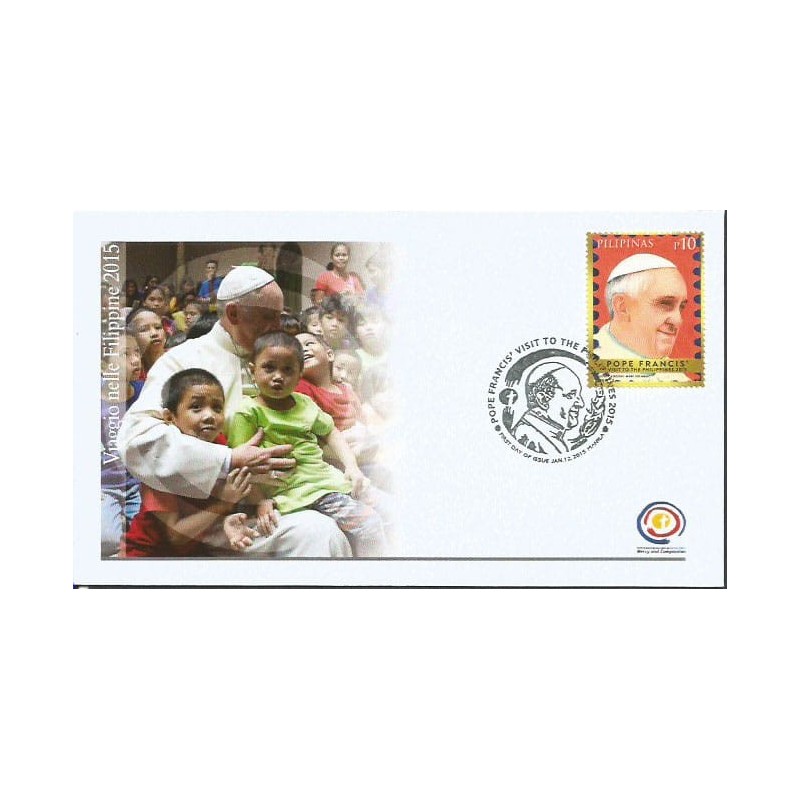 Filipiny 2015, Papież Franciszek. FDC
