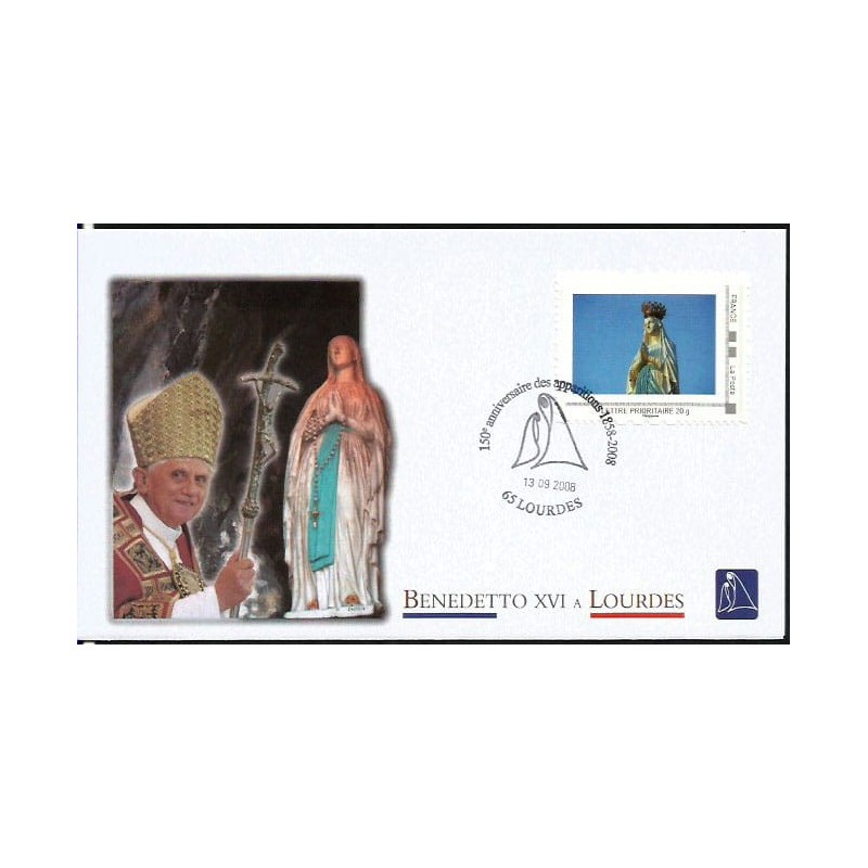 Francja 2008, Papież Benedykt XVI. Sanktuarium Lourdes