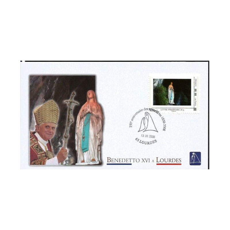 Francja 2008, Papież Benedykt XVI. Sanktuarium Lourdes