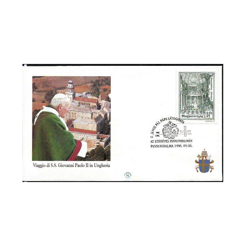 Węgry 1996, Papież Jan Paweł II. Pannonhalma