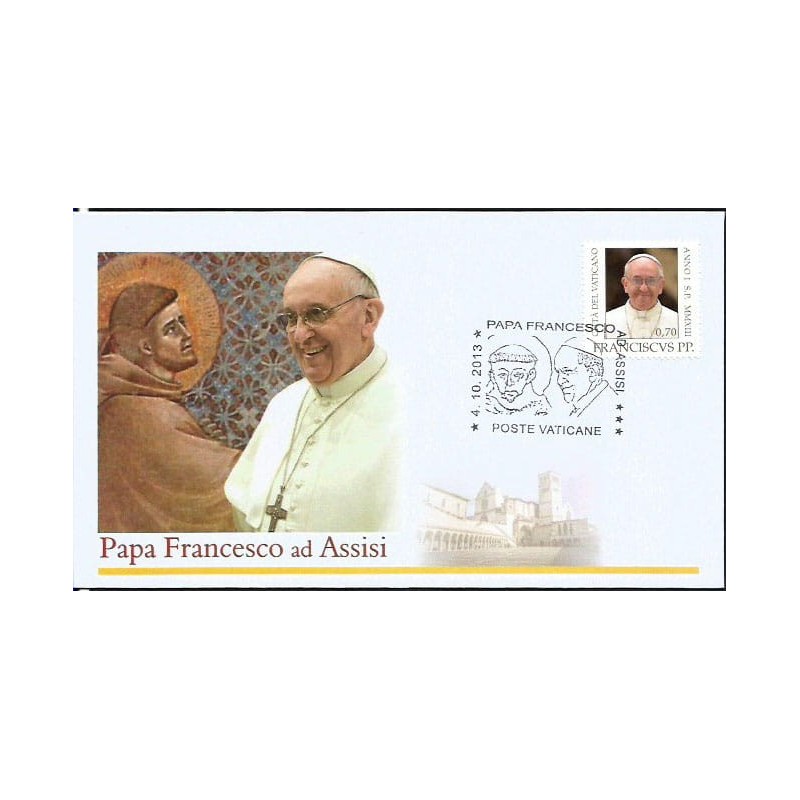 Watykan 2013, Papież Franciszek, święty Franciszek z Asyżu. Datownik