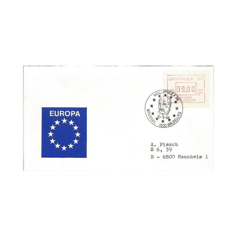 Belgia 1988, J. Monnet, Unia Europejska. Bruksela
