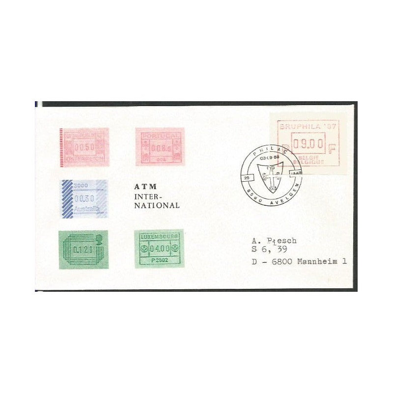 Belgia 1988, Znaczki z automatu. Avelgem